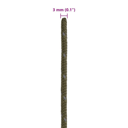 Teltreb Reflekterende med rebstrammere 50 m 3 mm