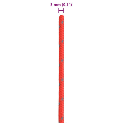 Teltreb Reflekterende med rebstrammere 50 m 3 mm