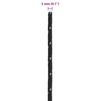 Teltreb Reflekterende med rebstrammere 50 m 3 mm