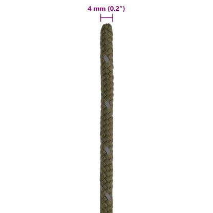 Teltreb reflekterende med rebstrammere 50 m 4 mm