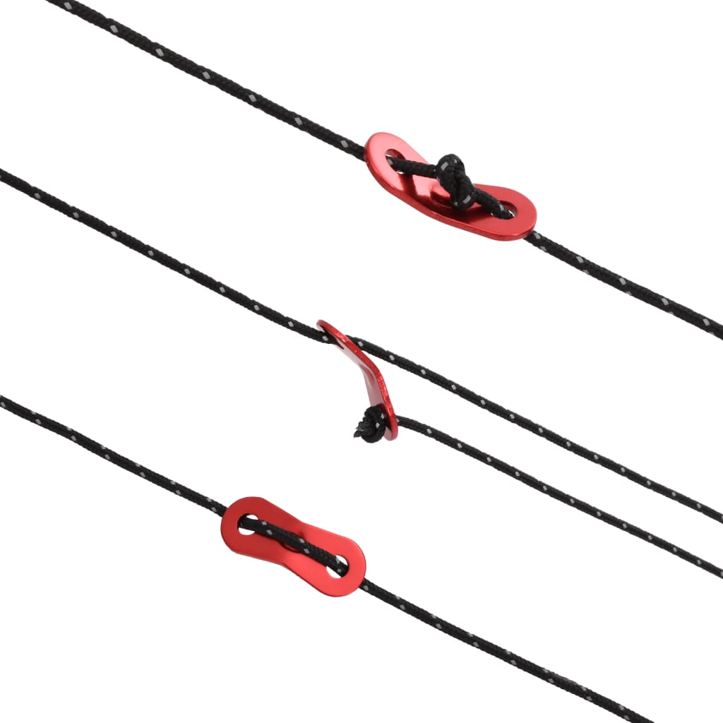 Teltreb Reflekterende med rebstrammere 50 m 5 mm