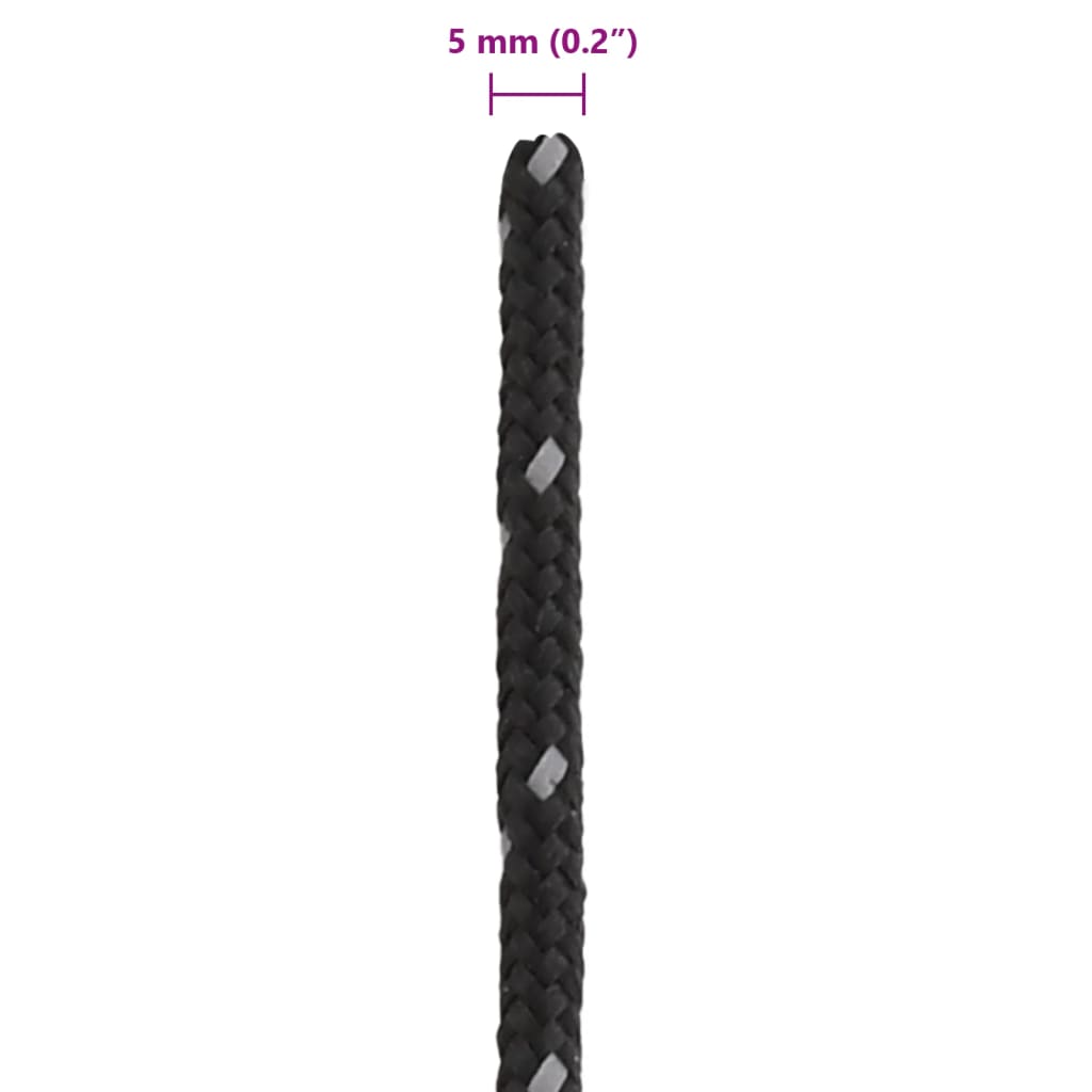 Teltreb Reflekterende med rebstrammere 50 m 5 mm