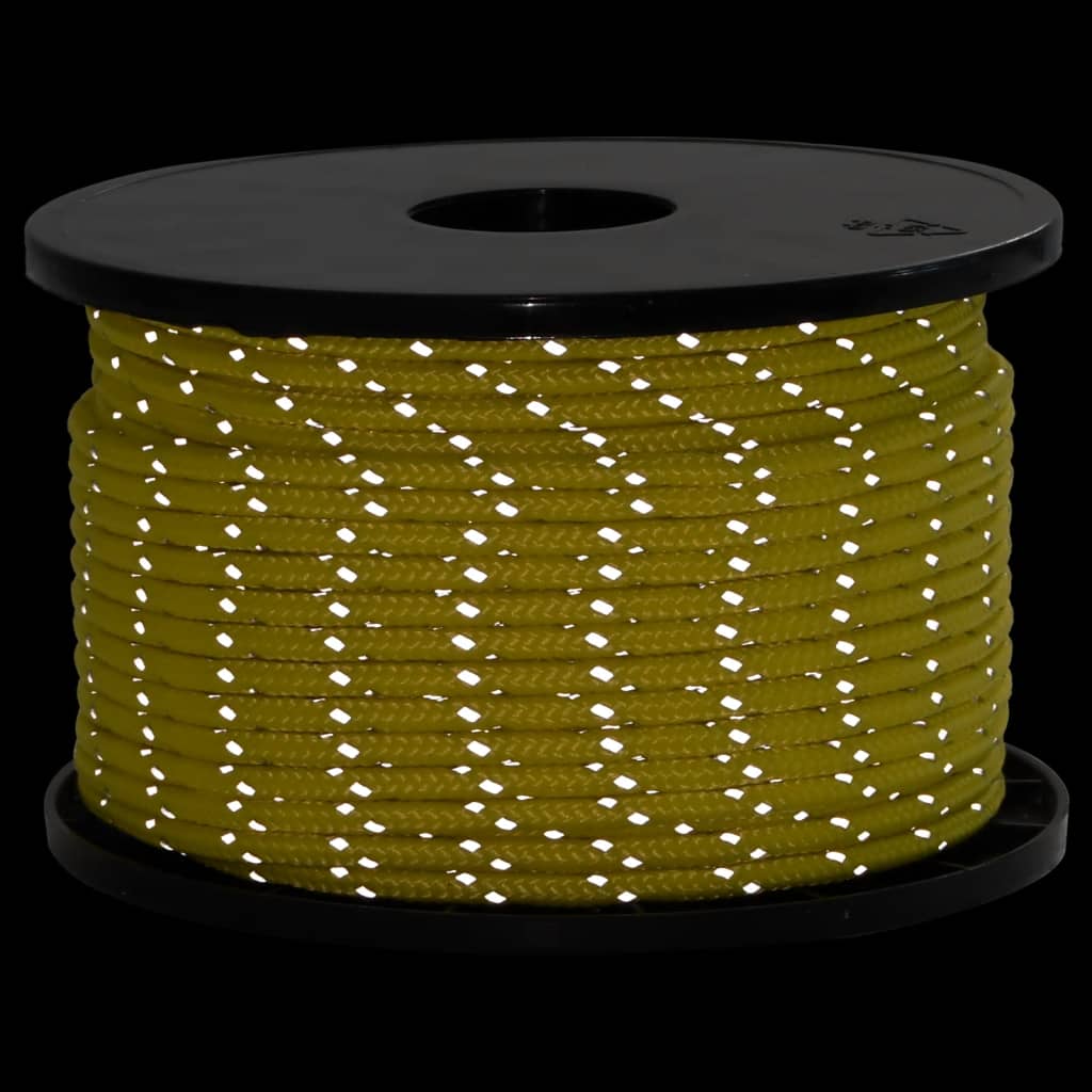 Teltreb Reflekterende med rebstrammere 50 m 5 mm