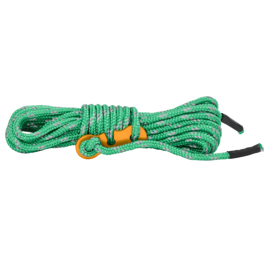Teltreb med rebstrammere 8 stk. Reflekterende 4 m 4 mm