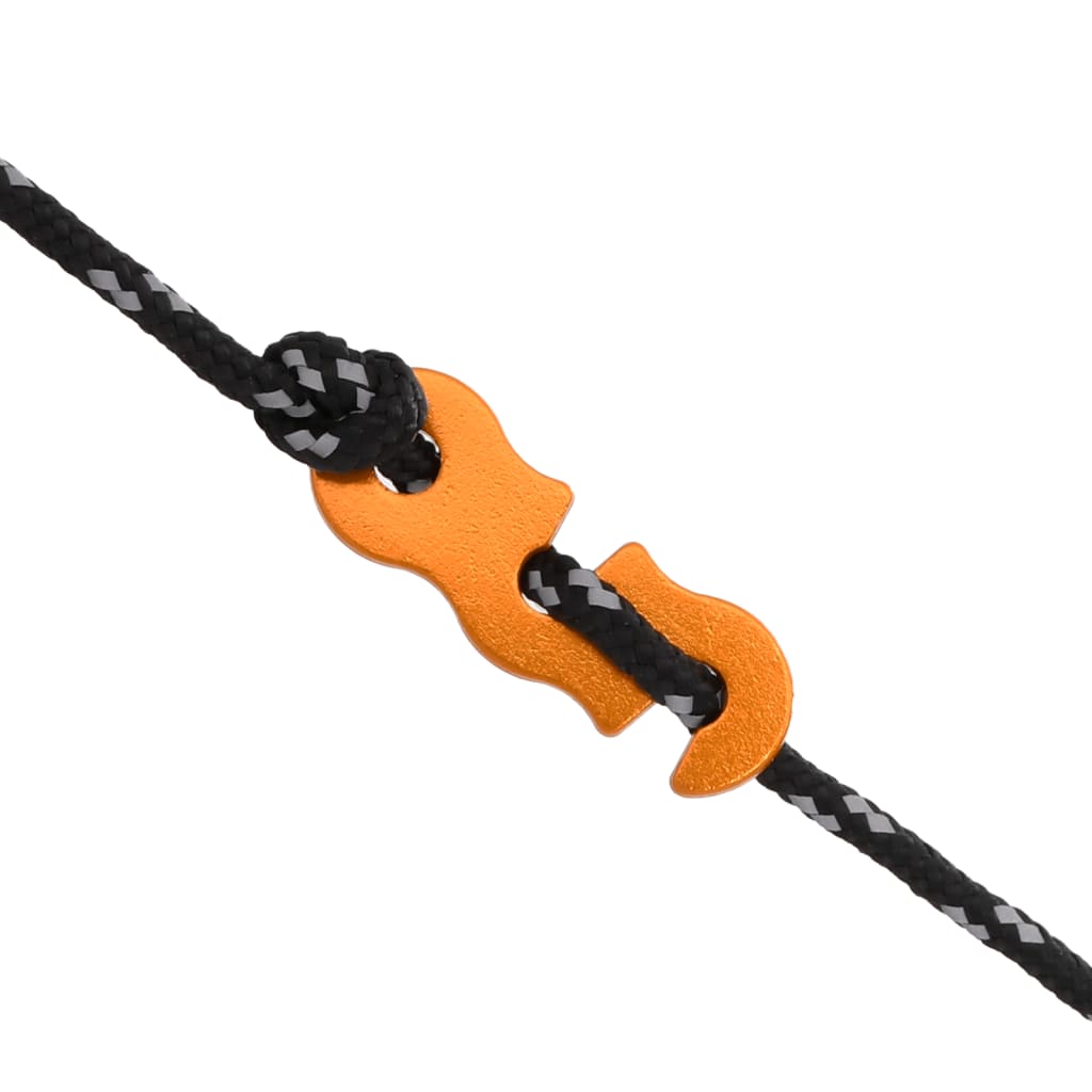 Teltreb med rebstrammere 8 stk. Reflekterende 4 m 4 mm