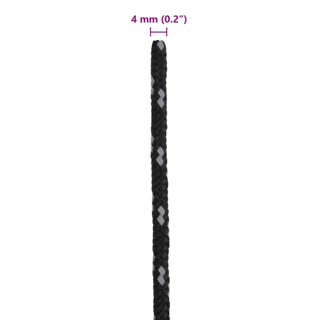 Teltreb med rebstrammere 8 stk. Reflekterende 4 m 4 mm