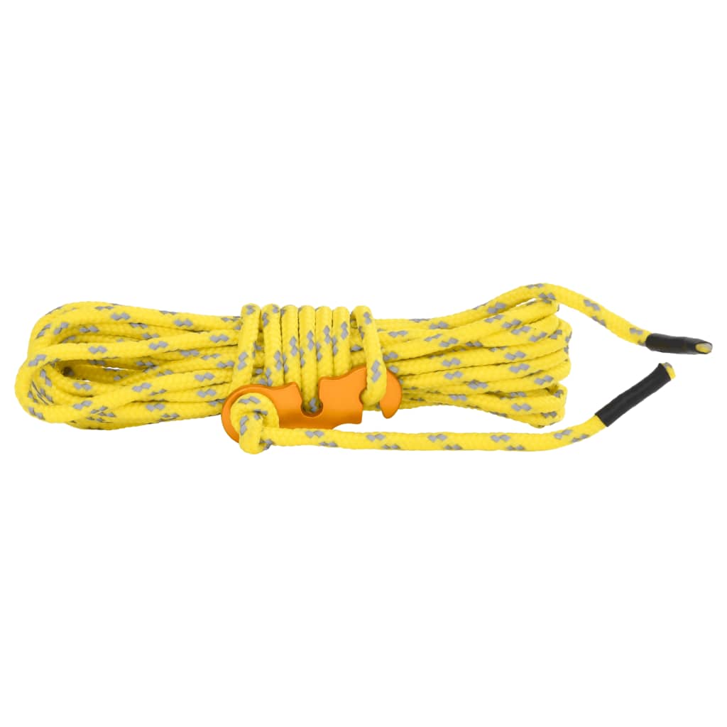 Teltreb med rebstrammere 8 stk. Reflekterende 4 m 4 mm