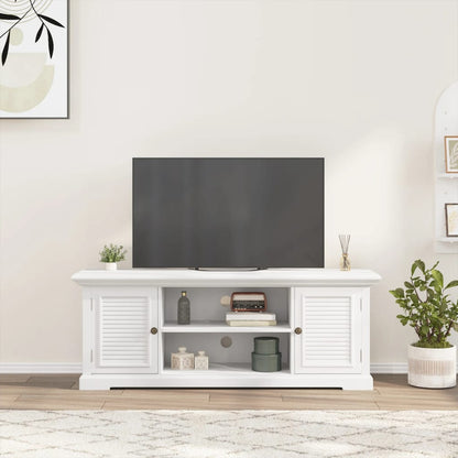 TV-skab Hvid 110x30x41 cm Træ Materiale
