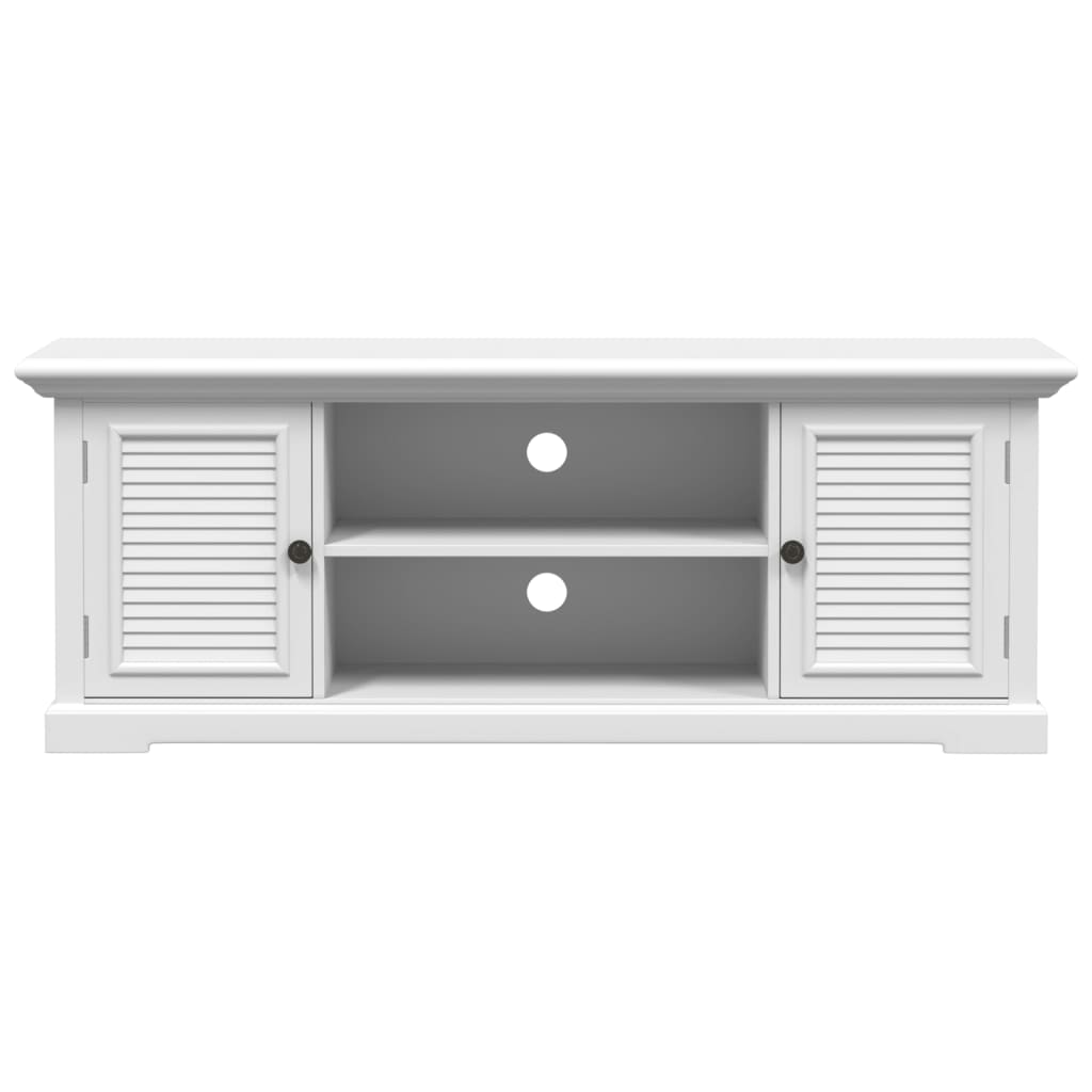 TV-skab Hvid 110x30x41 cm Træ Materiale