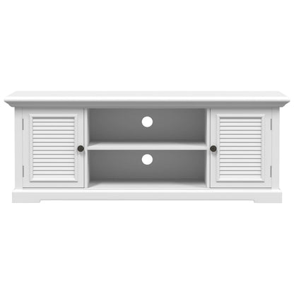 TV-skab Hvid 110x30x41 cm Træ Materiale