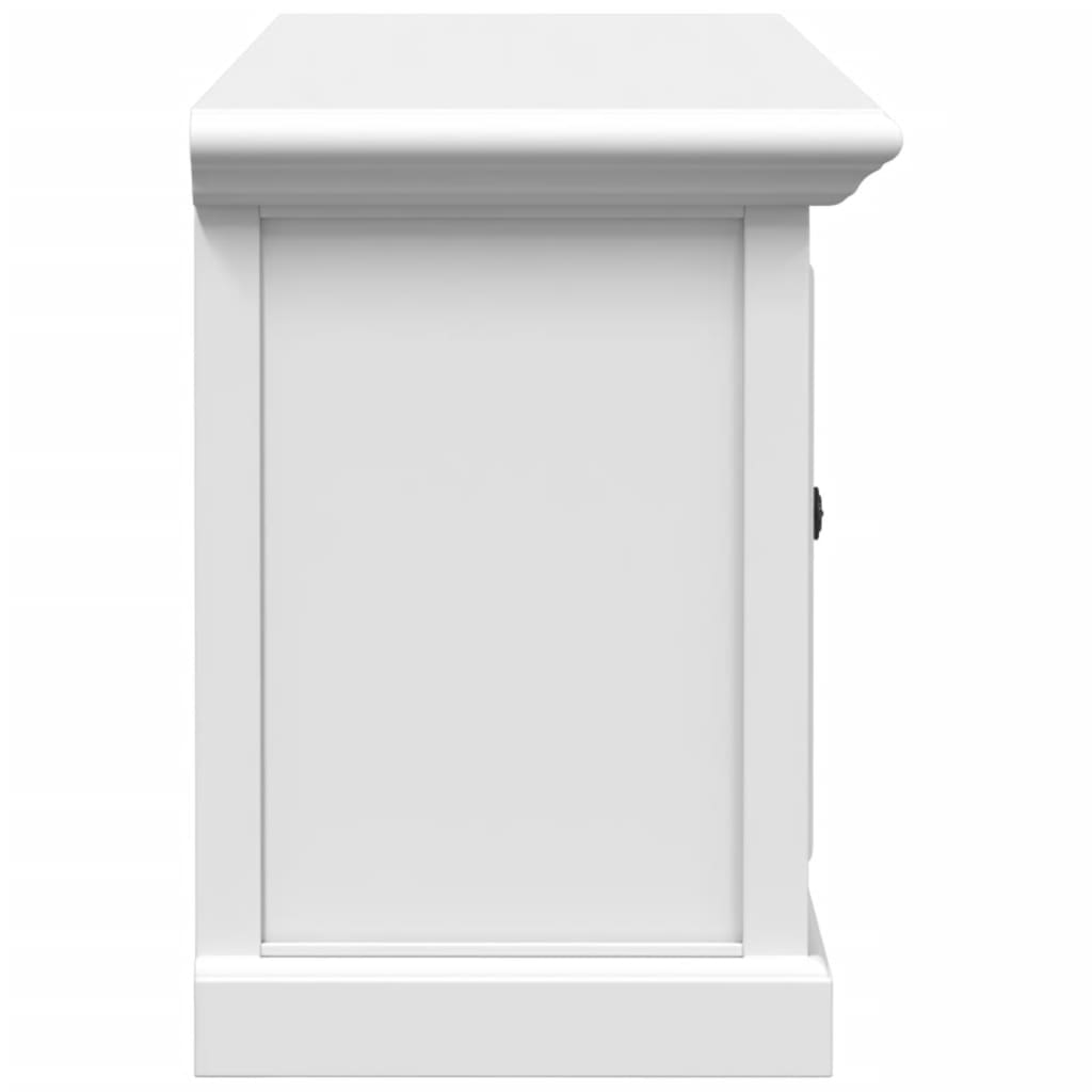 TV-skab Hvid 110x30x41 cm Træ Materiale