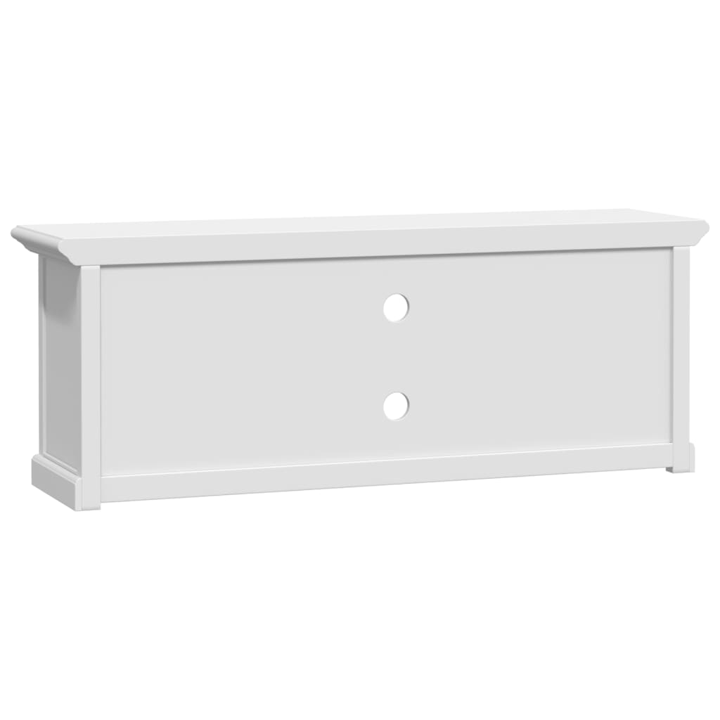 TV-skab Hvid 110x30x41 cm Træ Materiale