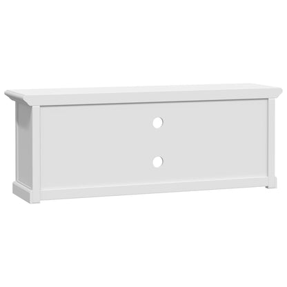 TV-skab Hvid 110x30x41 cm Træ Materiale