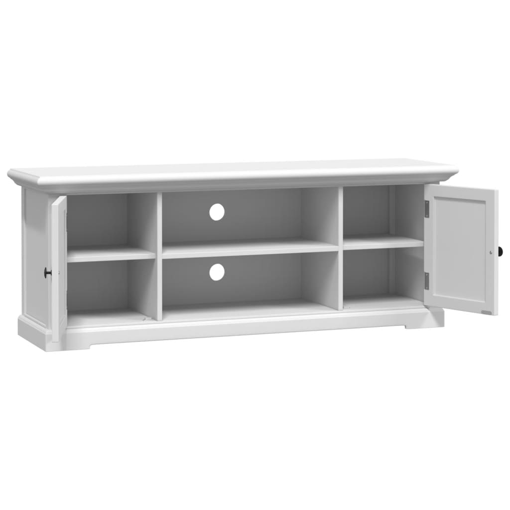 TV-skab Hvid 110x30x41 cm Træ Materiale