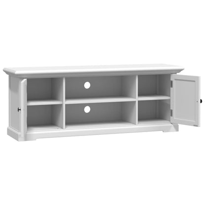 TV-skab Hvid 110x30x41 cm Træ Materiale