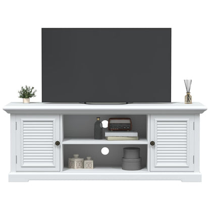 TV-skab Hvid 110x30x41 cm Træ Materiale