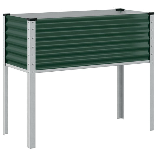 Pflanzkübel Grün 100x45x90 cm Stahl