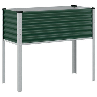 Pflanzkübel Grün 100x45x90 cm Stahl