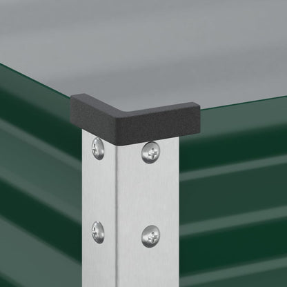 Pflanzkübel Grün 100x45x90 cm Stahl