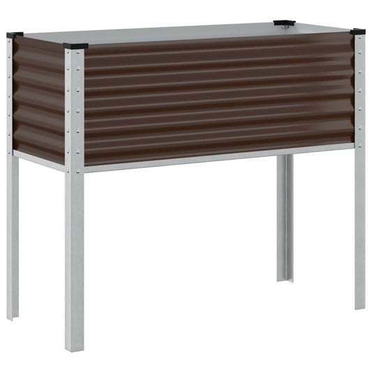 Pflanzkübel Braun 100x45x90 cm Stahl