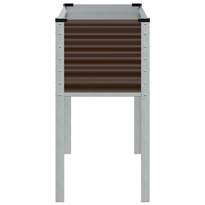 Pflanzkübel Braun 100x45x90 cm Stahl