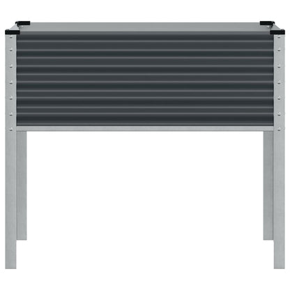 Pflanzkübel Anthrazit 100x45x90 Stahl