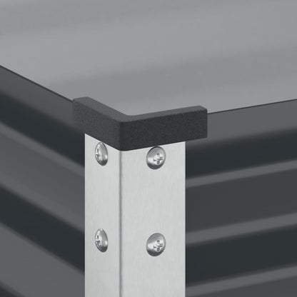 Pflanzkübel Anthrazit 100x45x90 Stahl