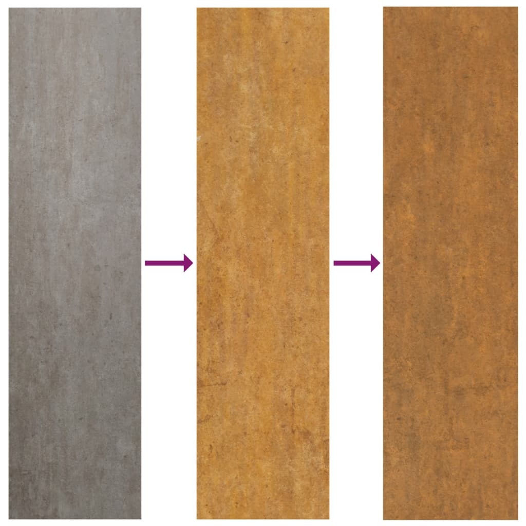 Pflanzkübel 100x45x90 cm Wetterfester Stahl
