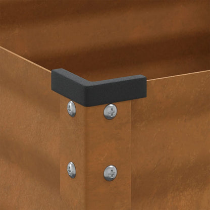 Pflanzkübel 100x45x90 cm Wetterfester Stahl