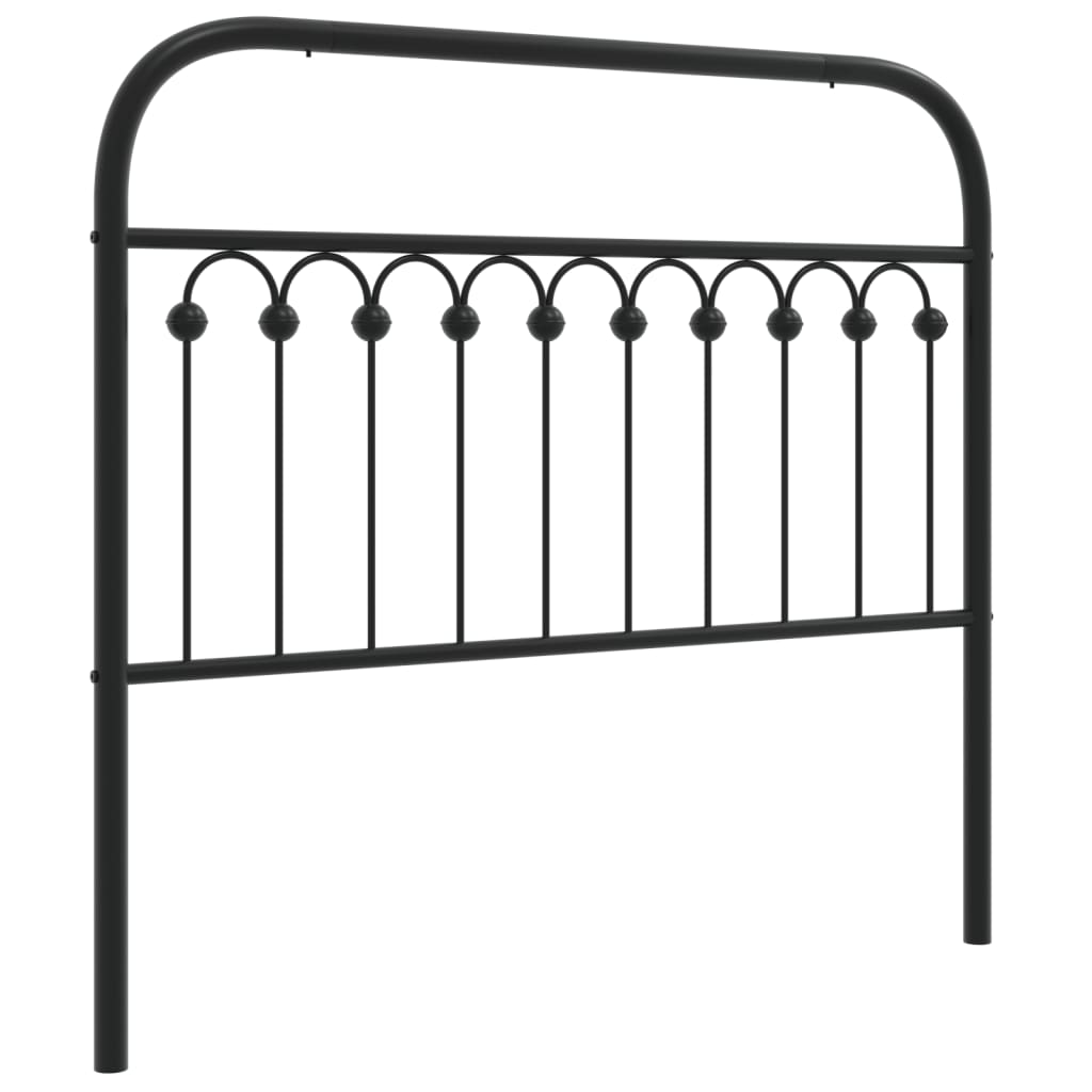 Sengegavl Metal Sort 107 cm