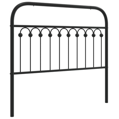 Sengegavl Metal Sort 107 cm