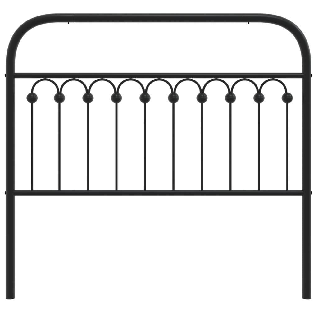 Sengegavl Metal Sort 107 cm