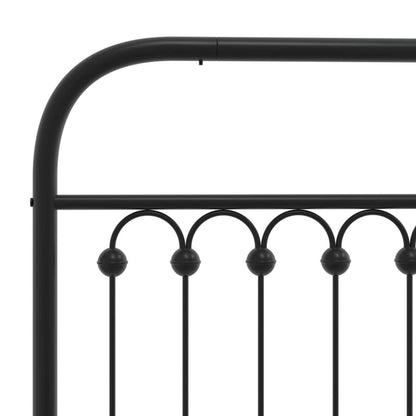 Sengegavl Metal Sort 107 cm