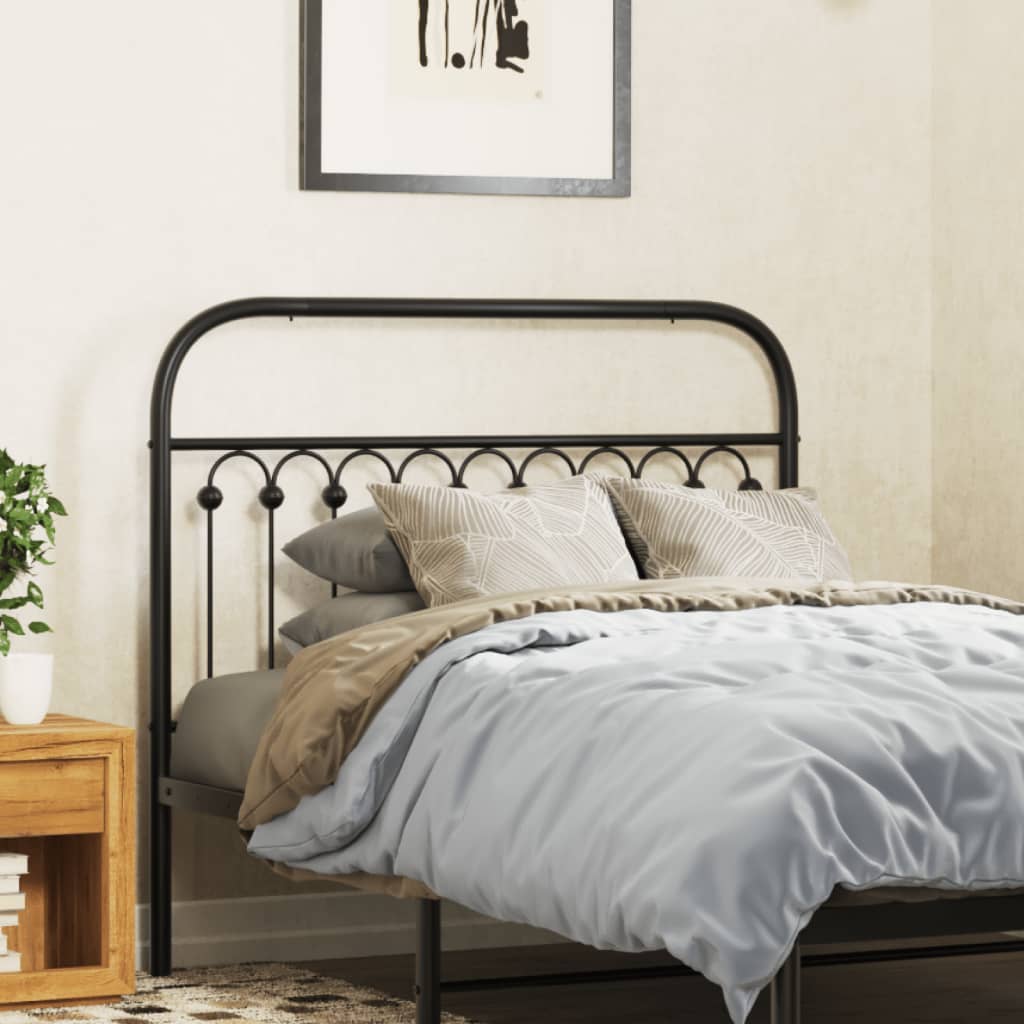 Sengegavl Metal Sort 107 cm