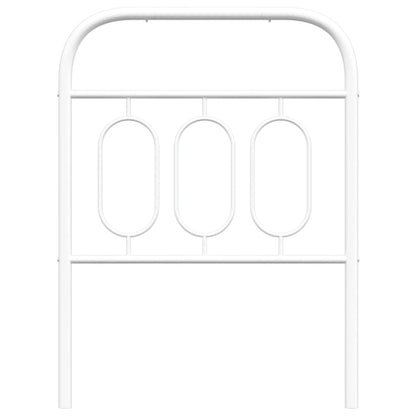 Kopfteil Metall Weiß 75 cm