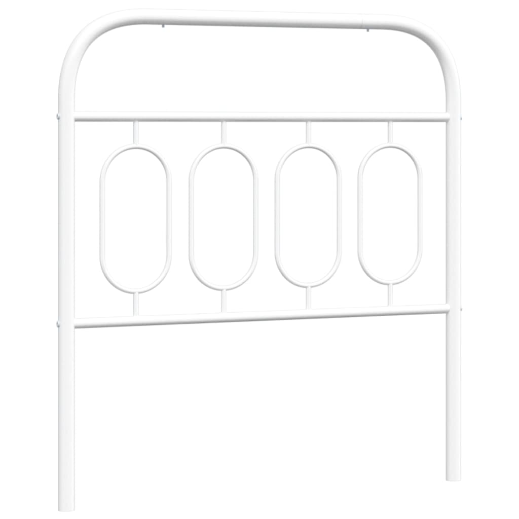 Kopfteil Metall Weiß 90 cm