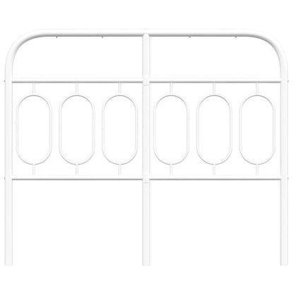 Kopfteil Metall Weiß 120 cm