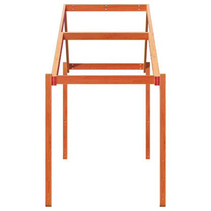 Dach für Kinderbett Wachsbraun 213x85,5x144,5 cm Massivholz