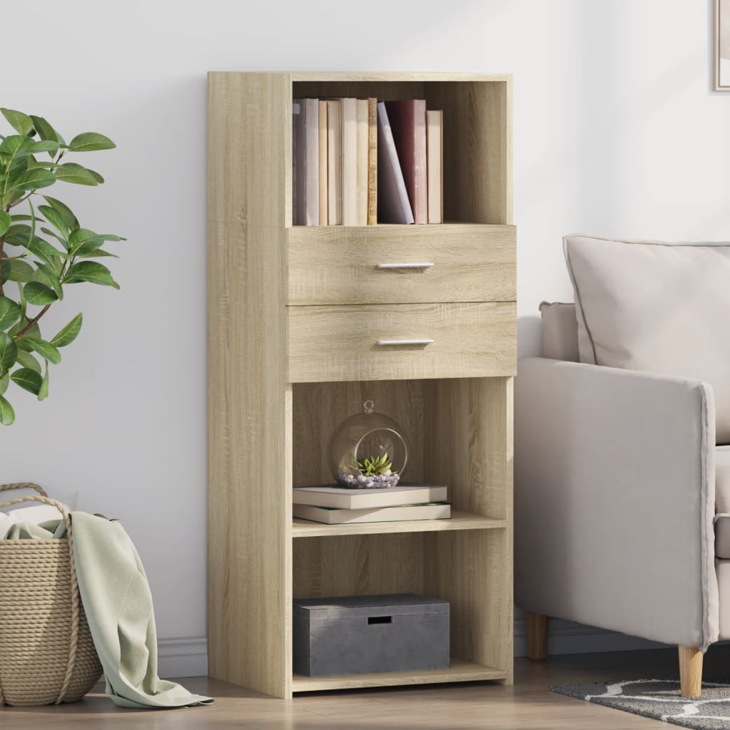 Highboard Sonoma Eg 50x42,5x124 cm Træmateriale