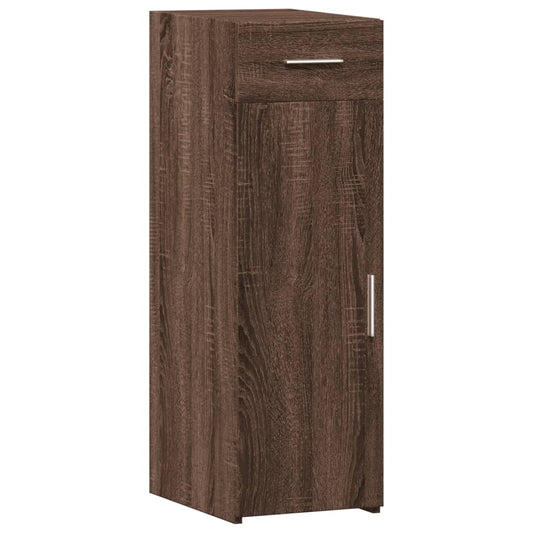 Sideboard Braun Eichen-Optik 30x42,5x93 cm Holzwerkstoff