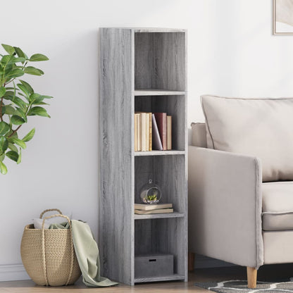 Highboard Grau Sonoma 30x41x124 cm Holzwerkstoff