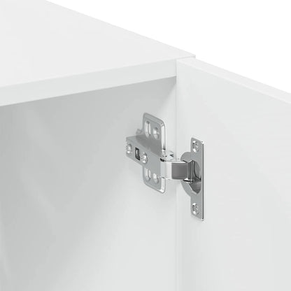 Hochschrank Schmal Weiß 50x42,5x225 cm Holzwerkstoff