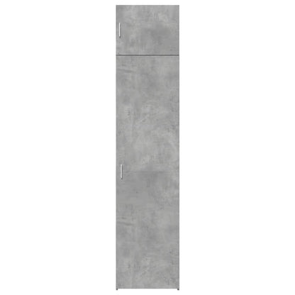 Hochschrank Schmal Betongrau 50x42,5x225 cm Holzwerkstoff