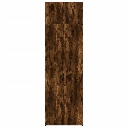 Hochschrank Räuchereiche 70x42,5x225 cm Holzwerkstoff