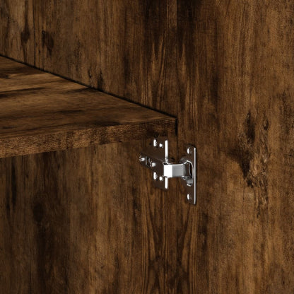 Hochschrank Räuchereiche 70x42,5x225 cm Holzwerkstoff