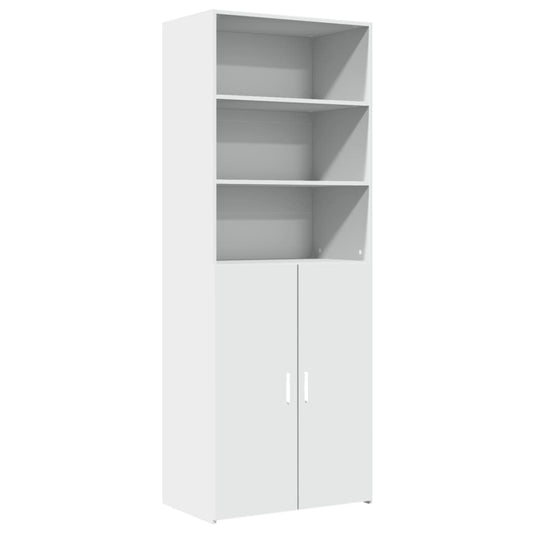 Highboard Weiß 70x42,5x185 cm Holzwerkstoff