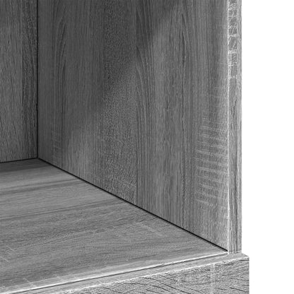 Highboard Grå Sonoma 80x42,5x124 cm træmateriale