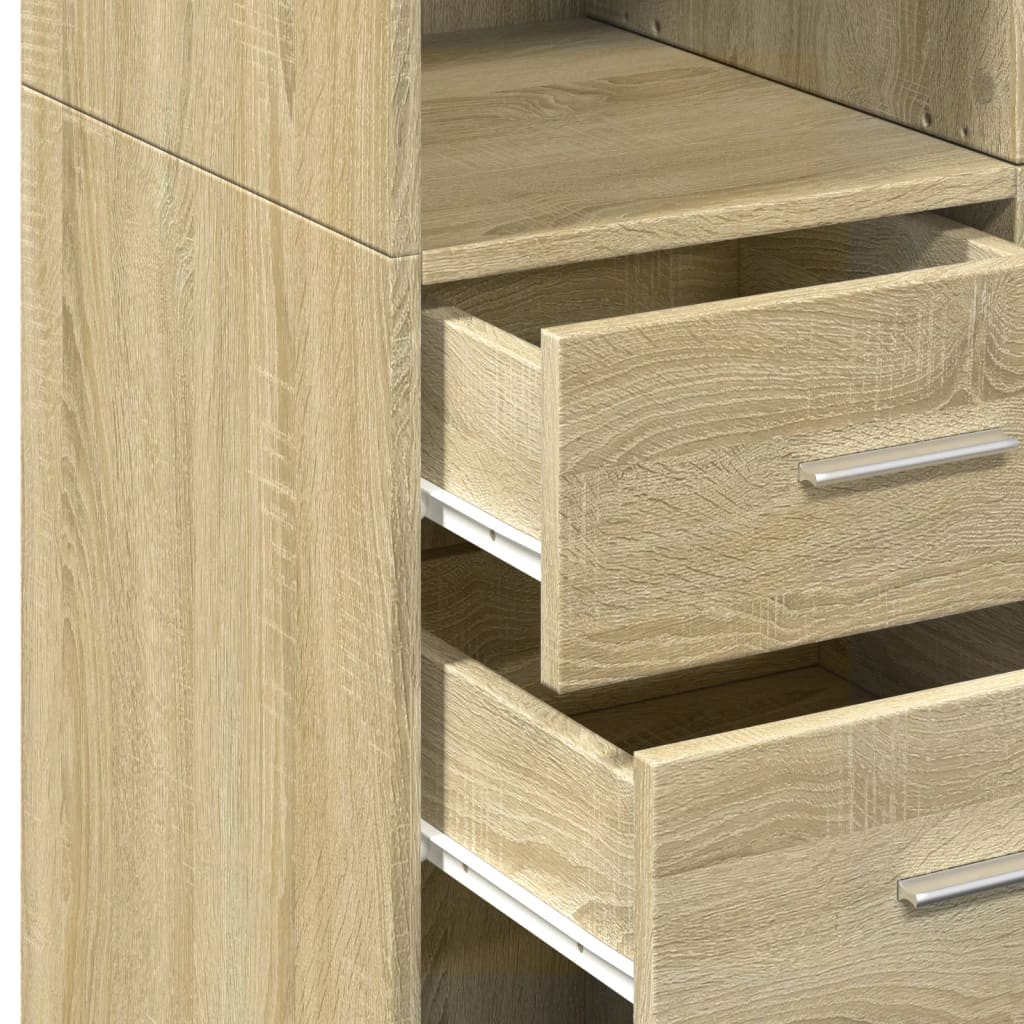 Highboard Sonoma eg 70x42,5x185 cm træmateriale