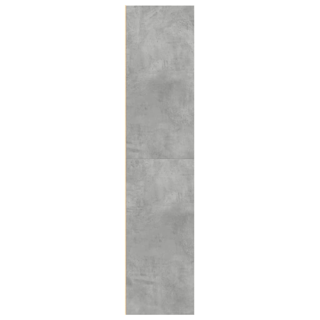 Highboard Betongrau 70x41x185 cm Holzwerkstoff