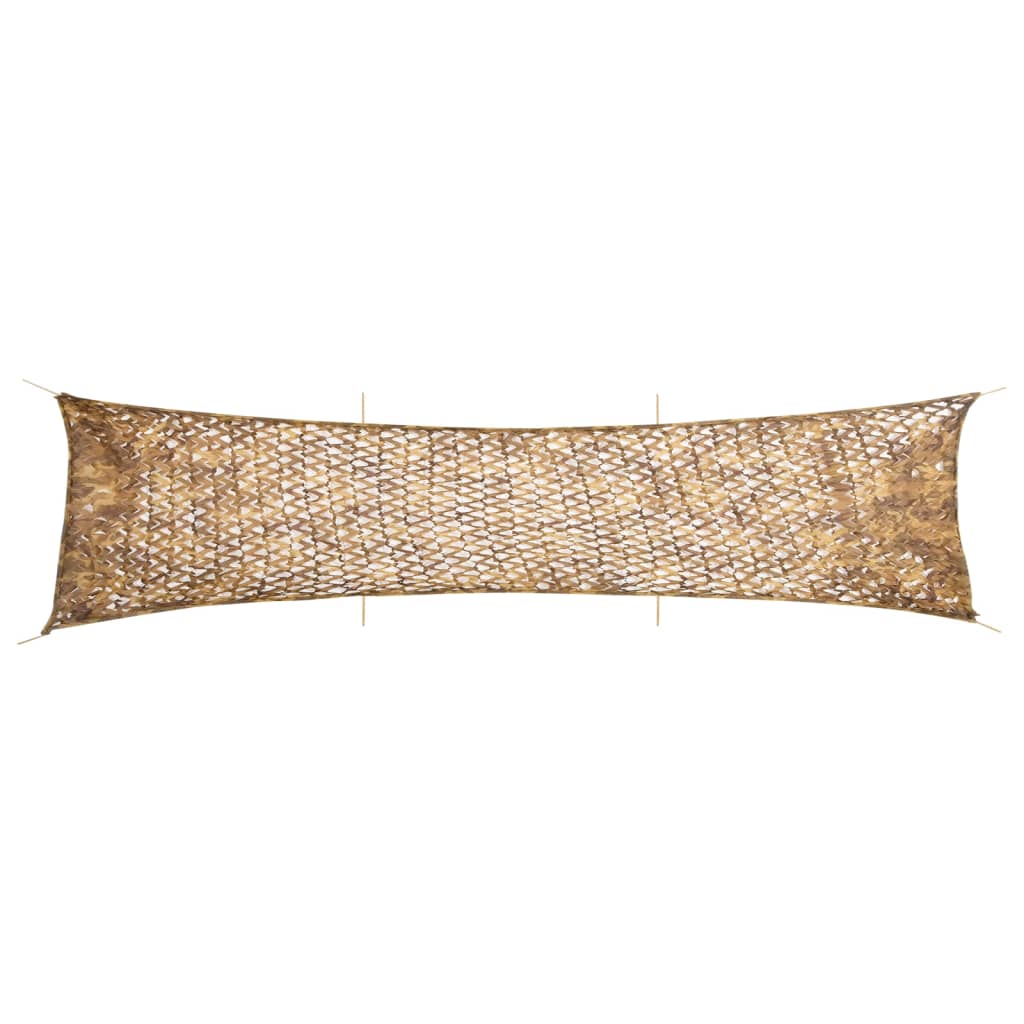 Tarnnetz mit Aufbewahrungstasche 613x138 cm Sandfarbe
